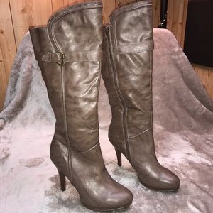 Brown Stiletto Heel Boots